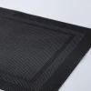 KSP Gather & Dine Two-Tone Border Vinyl Placemat (Black)
