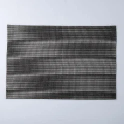 KSP Gather & Dine Vega Vinyl Placemat (Black)