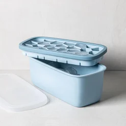 KSP Geode Ice Cube Tray Box with Scoop (Blue)