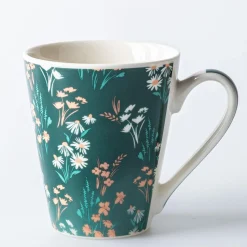 KSP Graphic 'Blossom' Mug - Set of 4 (10.5oz.)