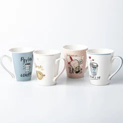 KSP Graphic 'Expression' Mug - Set of 4 (10.5oz.)