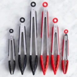 KSP Grip Silicone Tong - Set of 3 (Red)