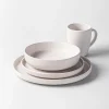 KSP Hans Stoneware Dinnerware - Set of 16 (White)
