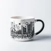 KSP Heritage 'Toronto' Ceramic Mug 470ml (Black/White)