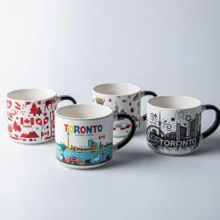 KSP Heritage 'Toronto' Ceramic Mug 470ml (Black/White)