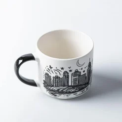 KSP Heritage 'Toronto' Ceramic Mug 470ml (Black/White)
