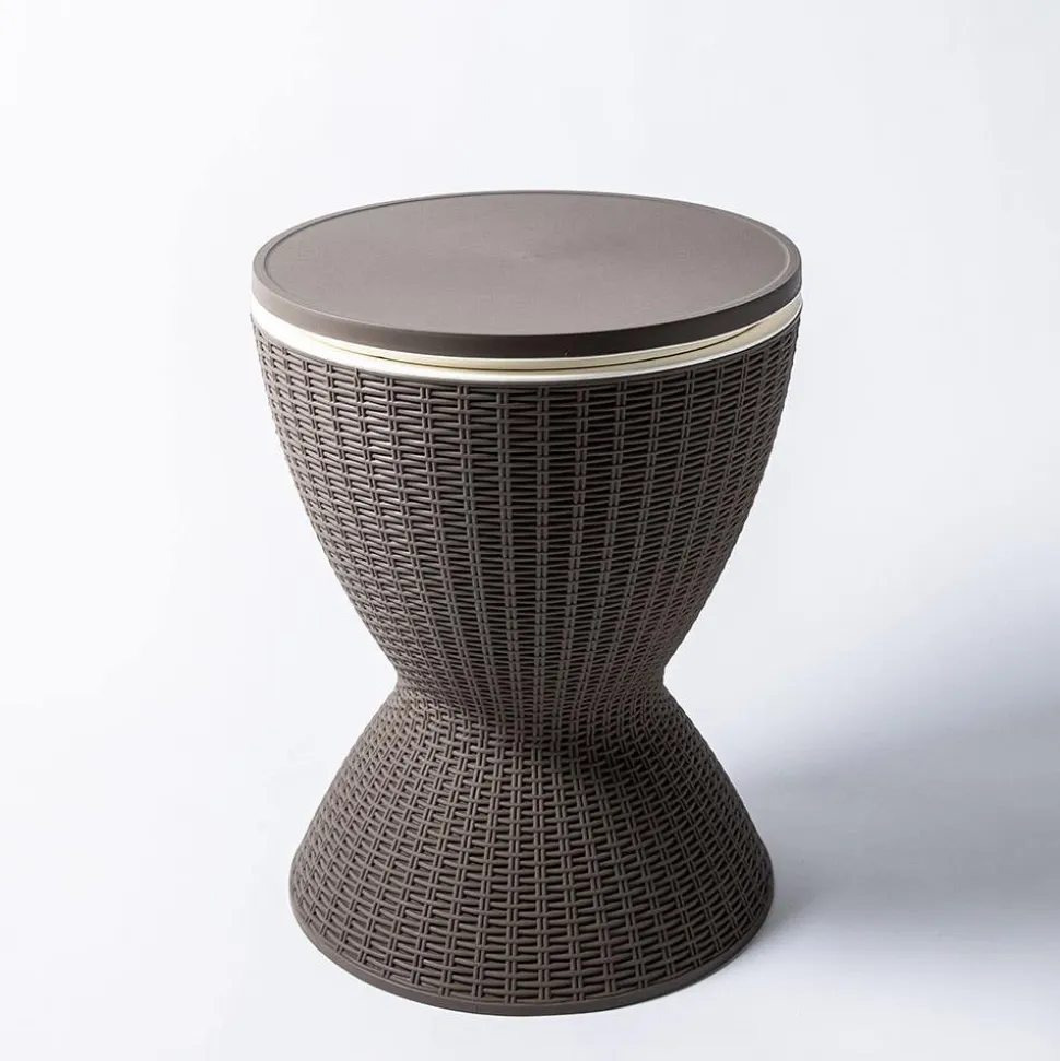 KSP Hourglass Cooler Table 30L (Brown)