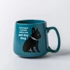 KSP Hug 'Drink Coffee and Pet My Dog' Porcelain Mug 20oz./580ml (Grn)