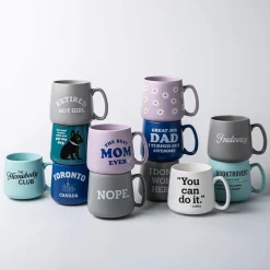 KSP Hug 'Indoorsy' Porcelain Mug 20oz./580ml (Grey)