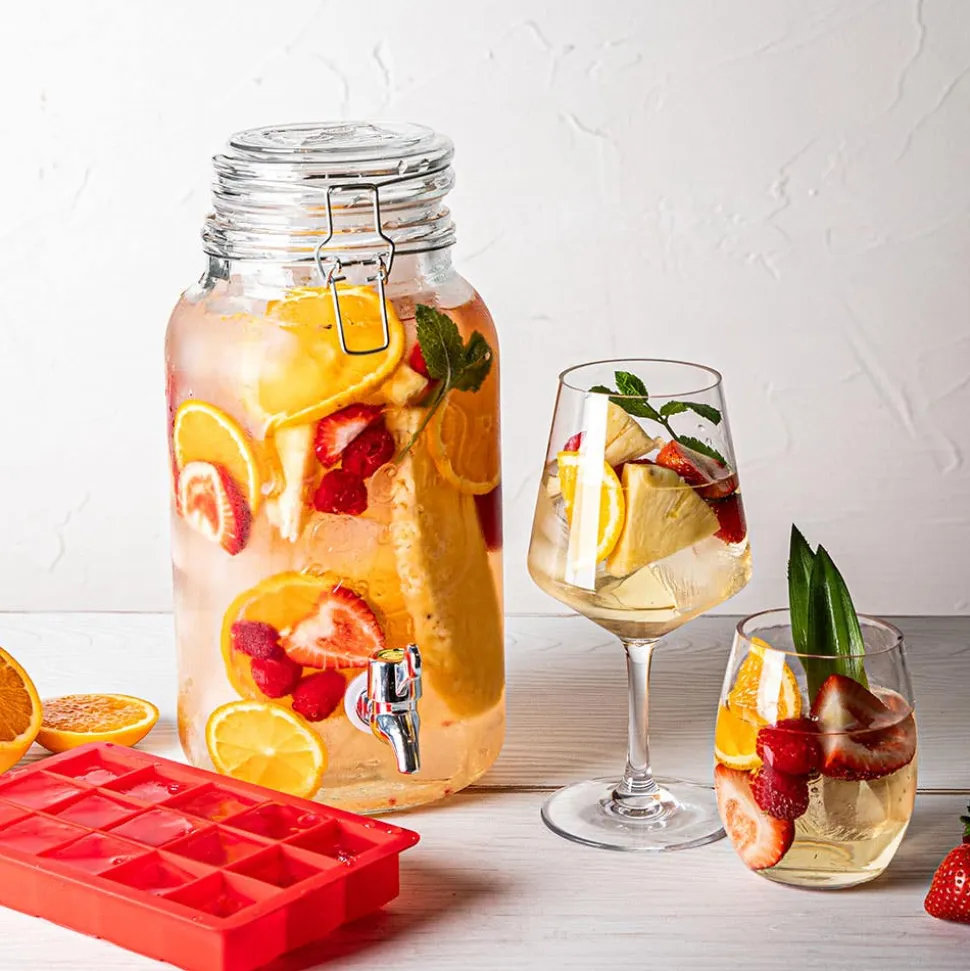 KSP Ice Cold Glass Beverage Dispenser