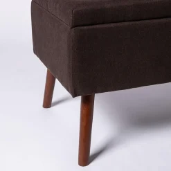 KSP Isabella Tufted Storage Bench (Brown)