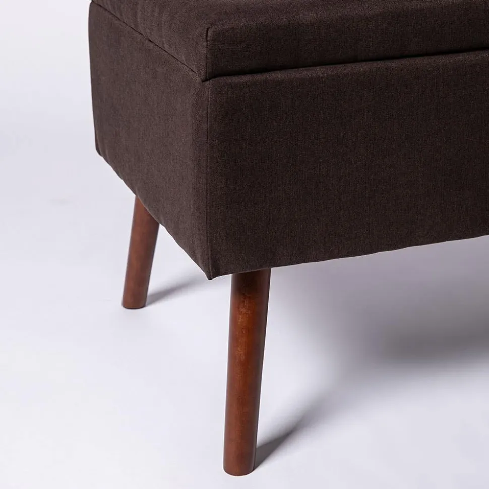 KSP Isabella Tufted Storage Bench (Brown)