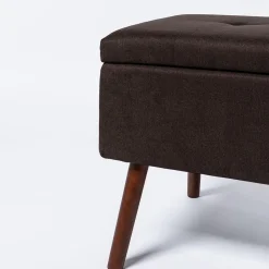 KSP Isabella Tufted Storage Ottoman (Brown)