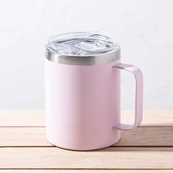 KSP Java Double Wall Desk Mug (Light Pink)