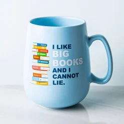 KSP Jumbo Belly 'Big Books' Porcelain Mug 26oz.