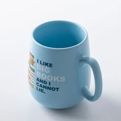 KSP Jumbo Belly 'Big Books' Porcelain Mug 26oz.