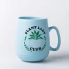 KSP Jumbo Belly 'Plant Lady Club' Porcelain Mug 26oz. (Blue)