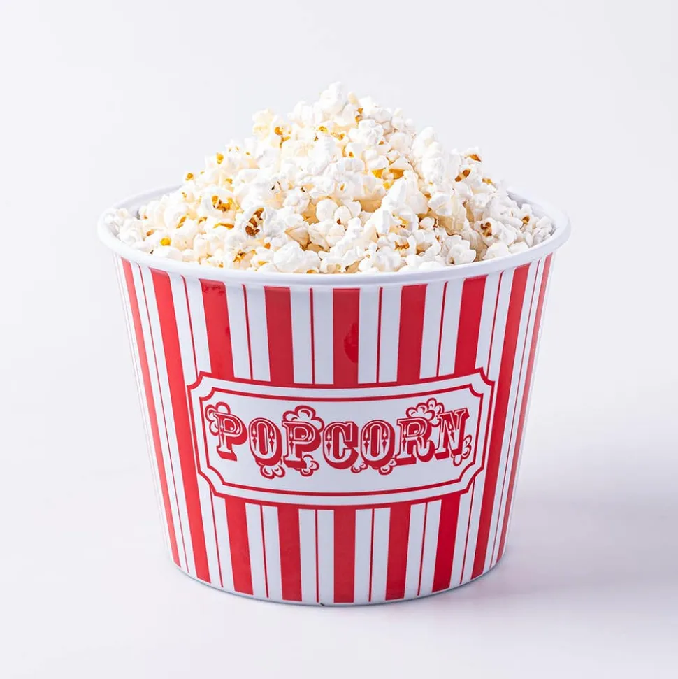 KSP Kino-Pop Popcorn Bowl (White/Red)