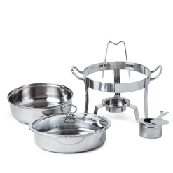 KSP Kuisine Chafing-Buffet Server with Stand (Stainless Steel)
