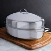 KSP Kuisine Hi-Dome Roaster with Rack (Stainless Steel)