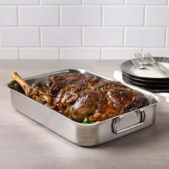 KSP Kuisine Open Roaster with Rack (Stainless Steel)