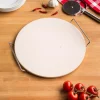KSP La Cucina Pizza Stone with Rack - Set of 2 (Natural)
