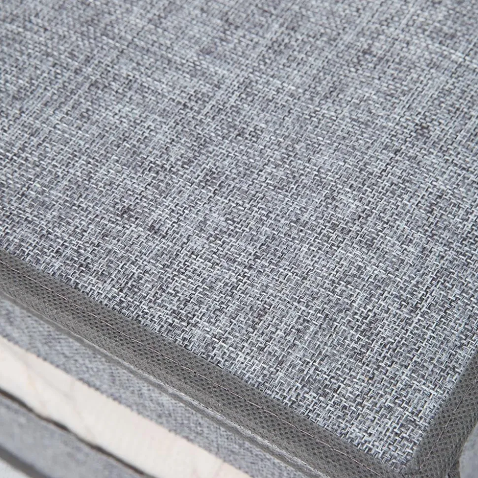 KSP Linea Storage Box with Window (Grey) 30 x 39.5 x 25 cm