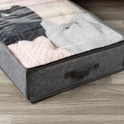 KSP Linea Underbed Storage Bag (Grey) 104 x 46 x 15 cm