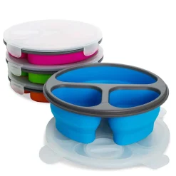 KSP Lunch Pop! Bento 'Round' Silicone Food Container (Asstd.)