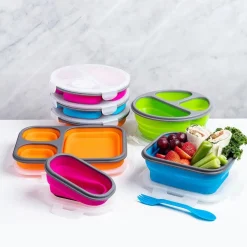 KSP Lunch Pop! Bento 'Round' Silicone Food Container (Asstd.)