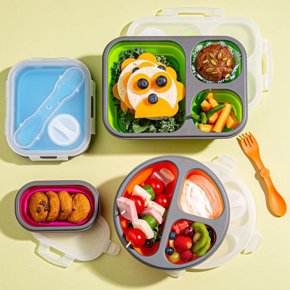 KSP Lunch Pop! Bento 'Round' Silicone Food Container (Asstd.)