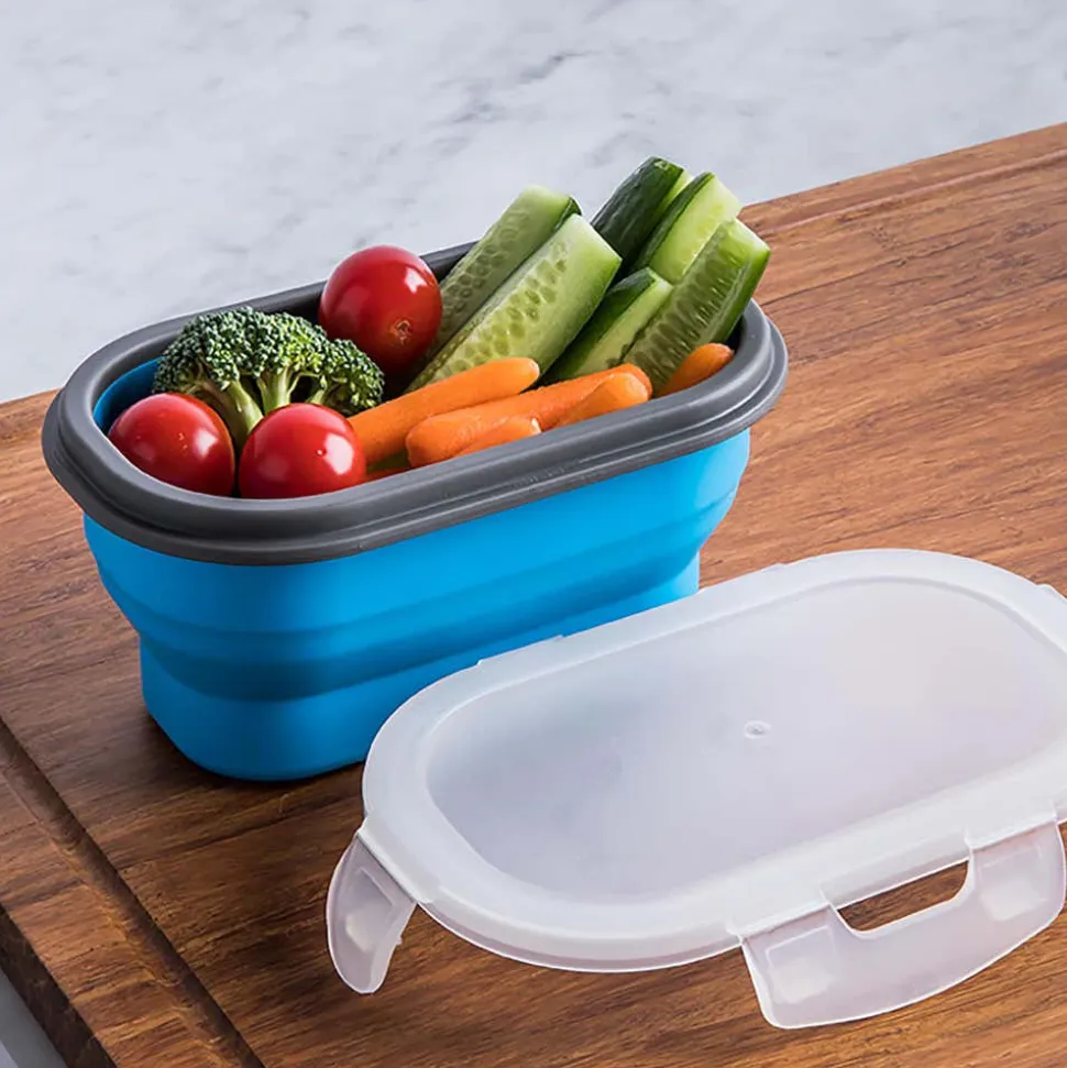 KSP Lunch Pop! 'Rectangle' Silicone Food Container (Asstd.)