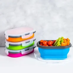 KSP Lunch Pop! 'Rectangle' Silicone Food Container (Asstd.)