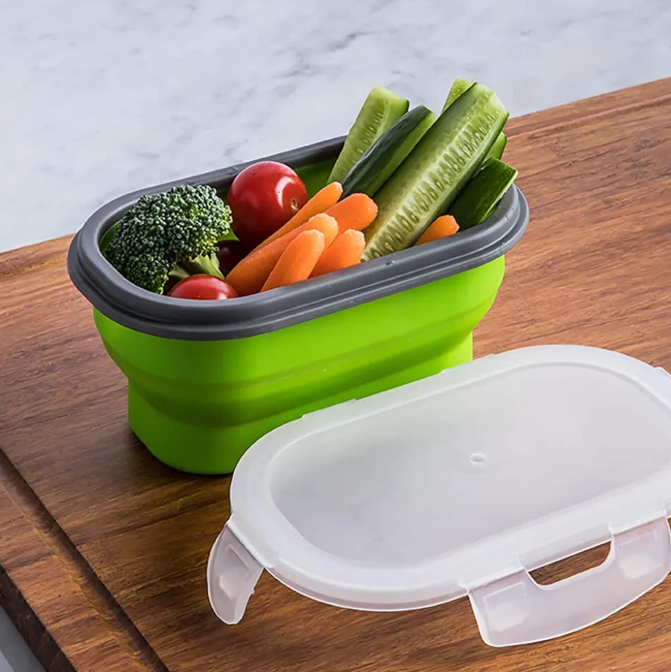 KSP Lunch Pop! 'Rectangle' Silicone Food Container (Asstd.)