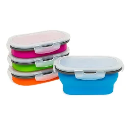 KSP Lunch Pop! 'Rectangle' Silicone Food Container (Asstd.)