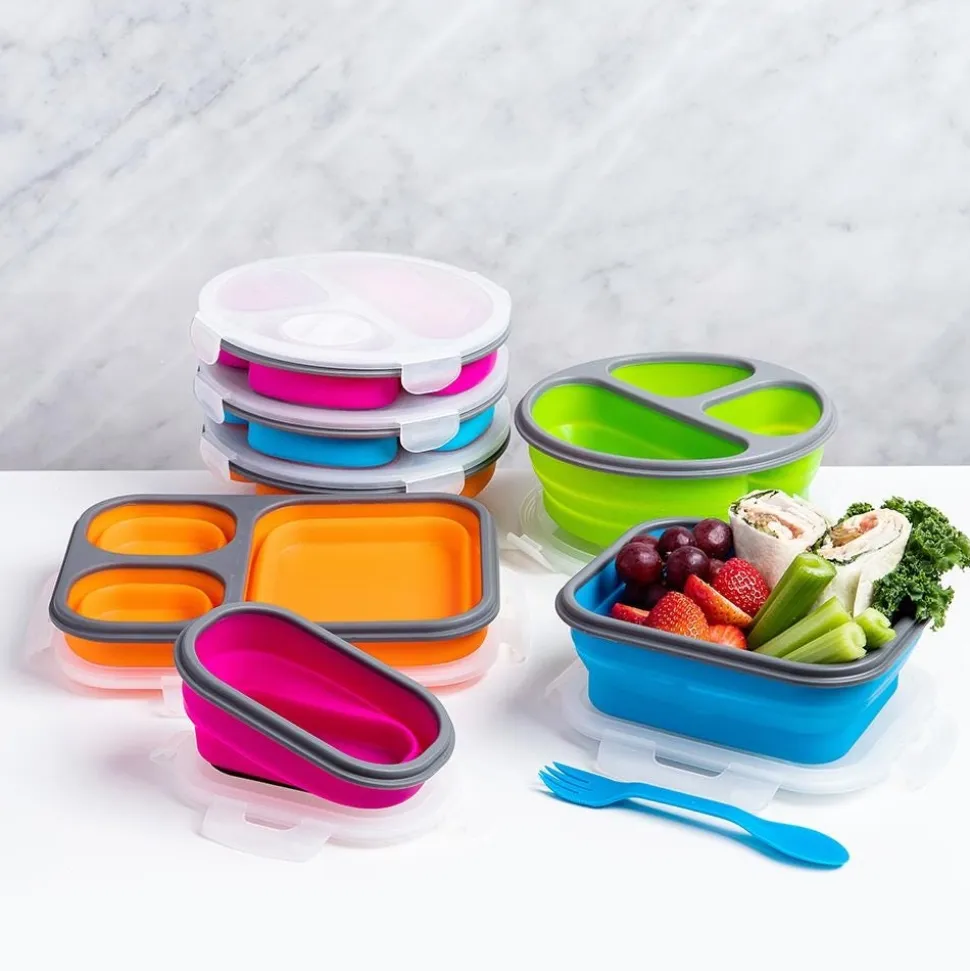 KSP Lunch Pop! 'Rectangle' Silicone Food Container (Asstd.)