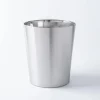 KSP Luxe Brushed Open-Top Waste Can (8L)