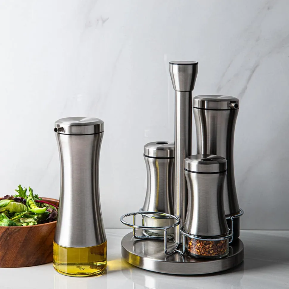 KSP Luxe Salad Dressing Combo - Set of 5 (Stainless Steel)