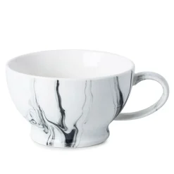 KSP Marble Porcelain Cafe Latte Cup (White/Grey)