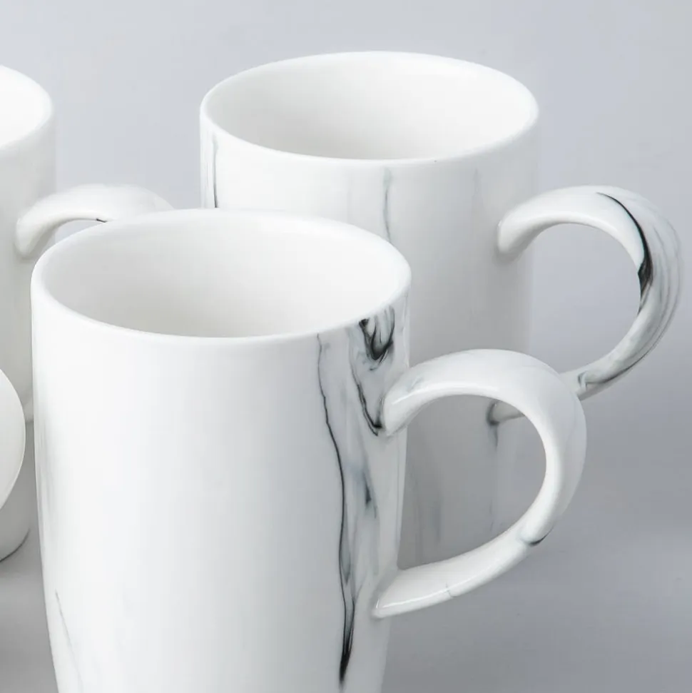 KSP Marble Porcelain Mug (White/Grey)