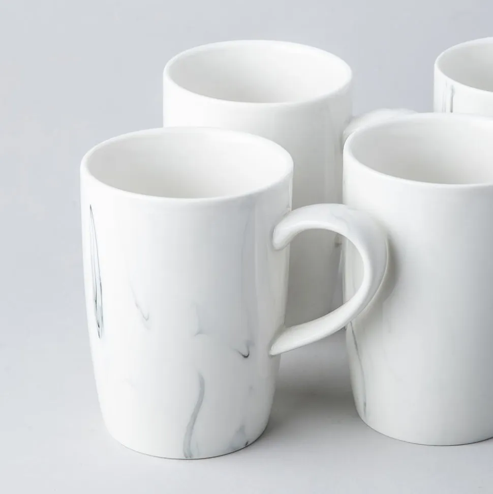 KSP Marble Porcelain Mug (White/Grey)