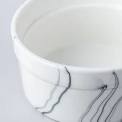 KSP Marble Porcelain Ramekin - Set of 4 (White/Grey)