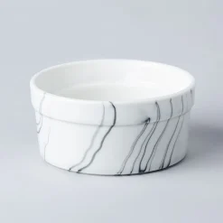 KSP Marble Porcelain Ramekin - Set of 4 (White/Grey)