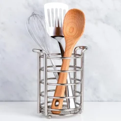 KSP Max Utensil Holder (Matte Nickel) 6.5