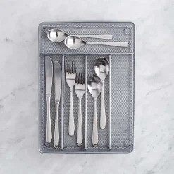 KSP Mesh Cutlery Tray - Small (Silver) 32 x 23.5 x 5 cm