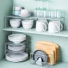 KSP Mesh Divided Pan-Board Rack (Silver) 25.5 x 22 x 13 cm