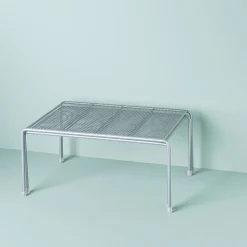 KSP Mesh Expandable Kitchen Shelf (Silver) 34 x 15 x 23 cm