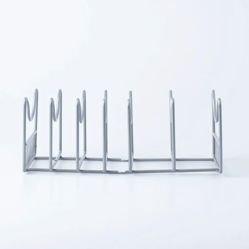 KSP Mesh Pan-Lid Organizer (Silver) 34 x 16.5 x 13 cm