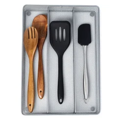 KSP Mesh Utensil Tray (Silver) 40 x 27.5 x 5 cm
