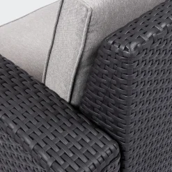 KSP Miami Chair with Cushion (Brown/Grey)